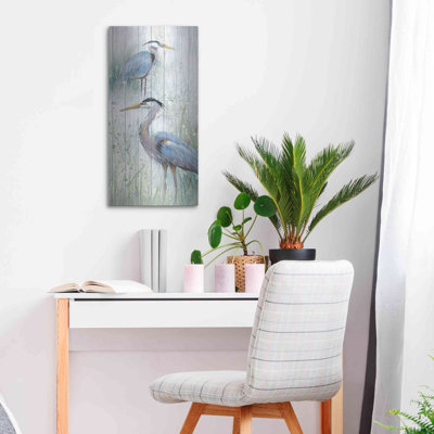 «Seaside Heron pair II» par Studio W