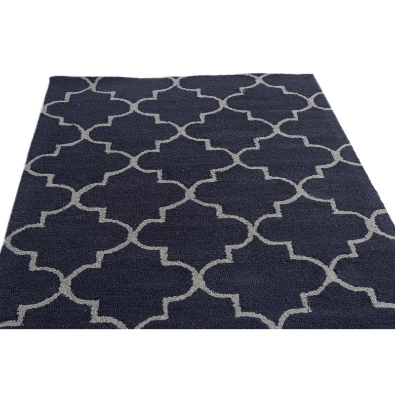 Tapis bleu marine Iverson