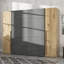 Debarr 4 Door Manufactured Wood Wardrobe-59390036-114011905