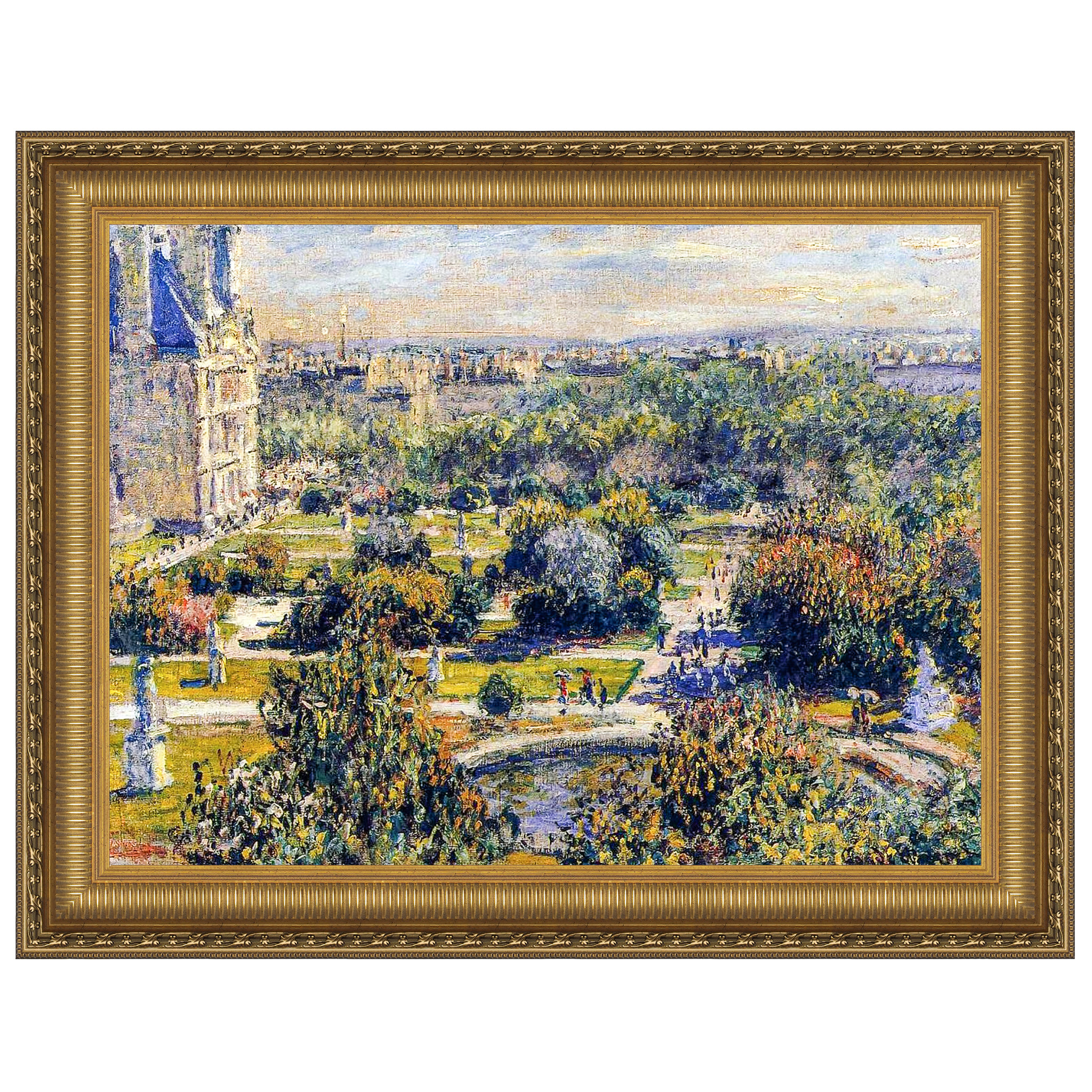 Design Toscano View of the Tuileries Garden, 1875 Framed Print on ...