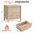 24''H Nightstand With 2 Drawer Storage-1553711863
