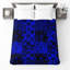 Floral Blue Pattern Quilted Bedspread All Sizes-127458834