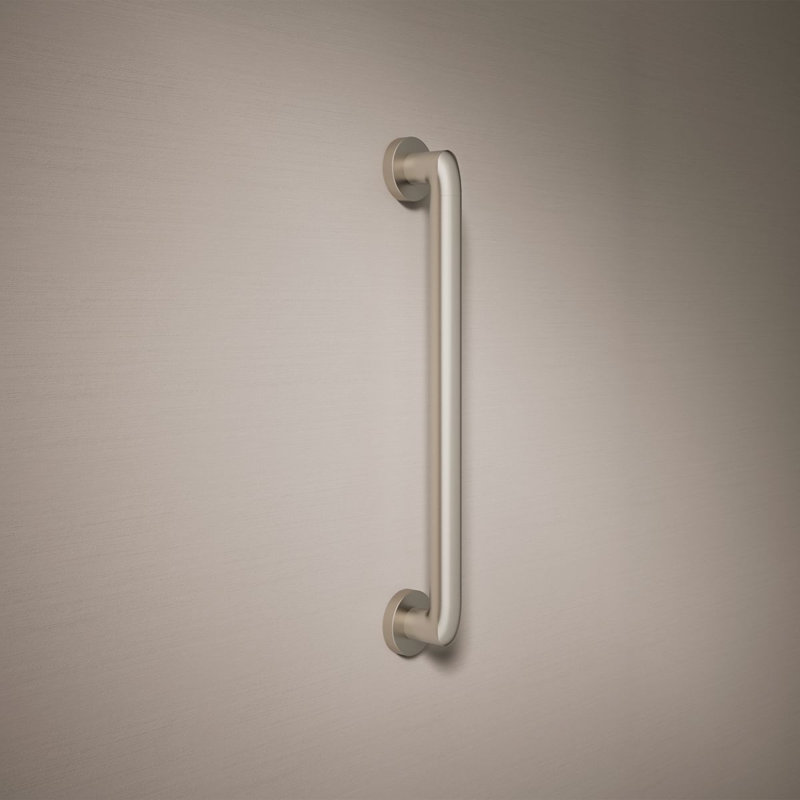 Kumin Grab Bar, Brushed Nickel, 18" W