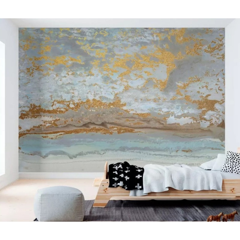 Papier peint amovible moderne Marble, L 9 po x l 15 po