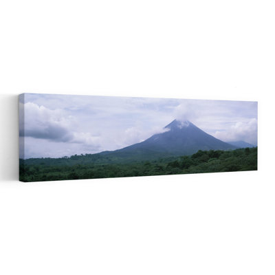Clouds Over A Mountain Peak, Arenal Volcano, Alajuela Province, Costa Rica Abstract Contemporary Forest Landscape Wall Art