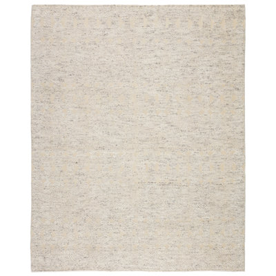 One-of-a-Kind Berrien Hand-Knotted New Age 8' x 11' Wool Area Rug in Gray -  Isabelline, 4A30D94BCD904886A27E484E94641146