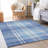 Premium Machine Washable Prisco Denim Rug-435595334