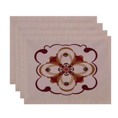 Souihla Polyester Geometric Rectangle Placemat