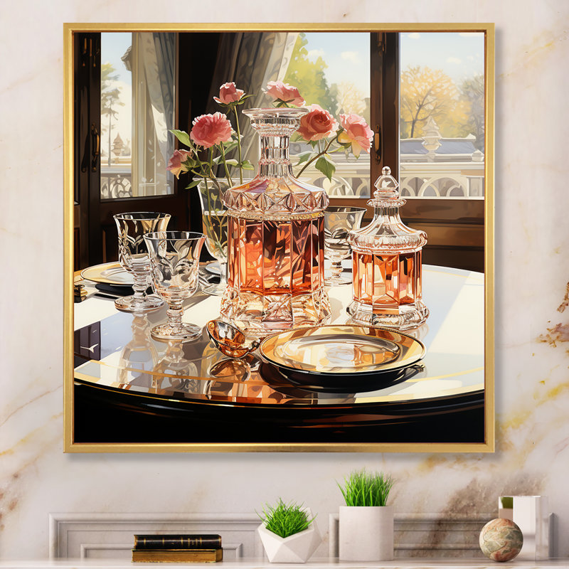 Creative Creative Assortement III sur impression sur toile, H 36 po x l 36 po x P 1,5 po, Cadre flottant doré