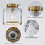 Plafonnier semi-encastré 1 lumière Alixandra-385326782