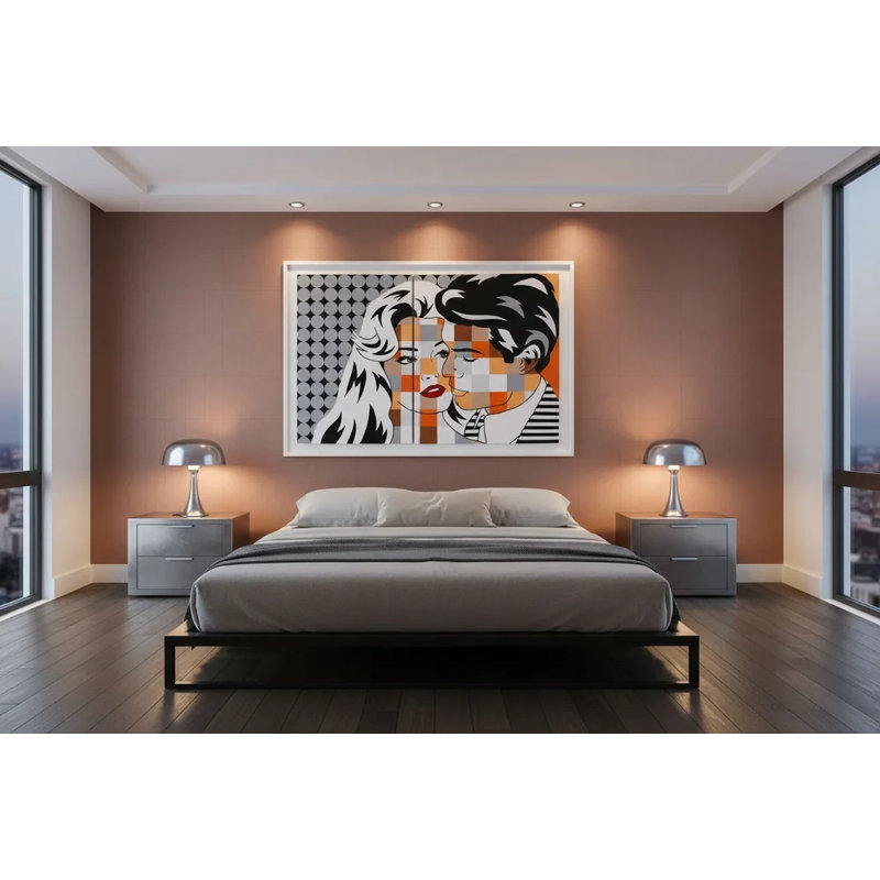 Couple en orange