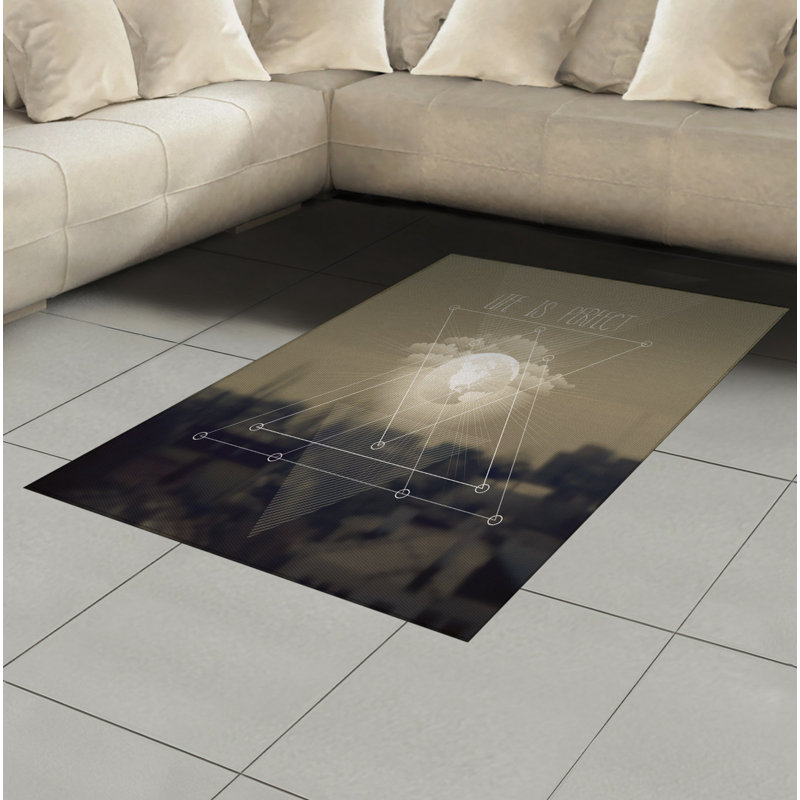 Tapis décoratif Indie High Density, Rectangle— 4 pi x 5 pi 8 po