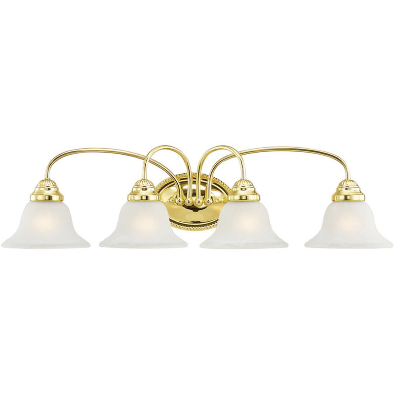 Yukon Vanity Light, Polished Brass