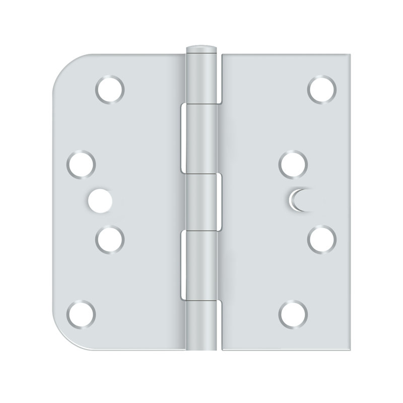 Steel Butt Bearing Hinge, White