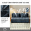 2 Seater Chenille Sofa Bed