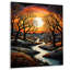 Décoration murale Enchanted Forest Blue Stream - rivière-390357568-390357573