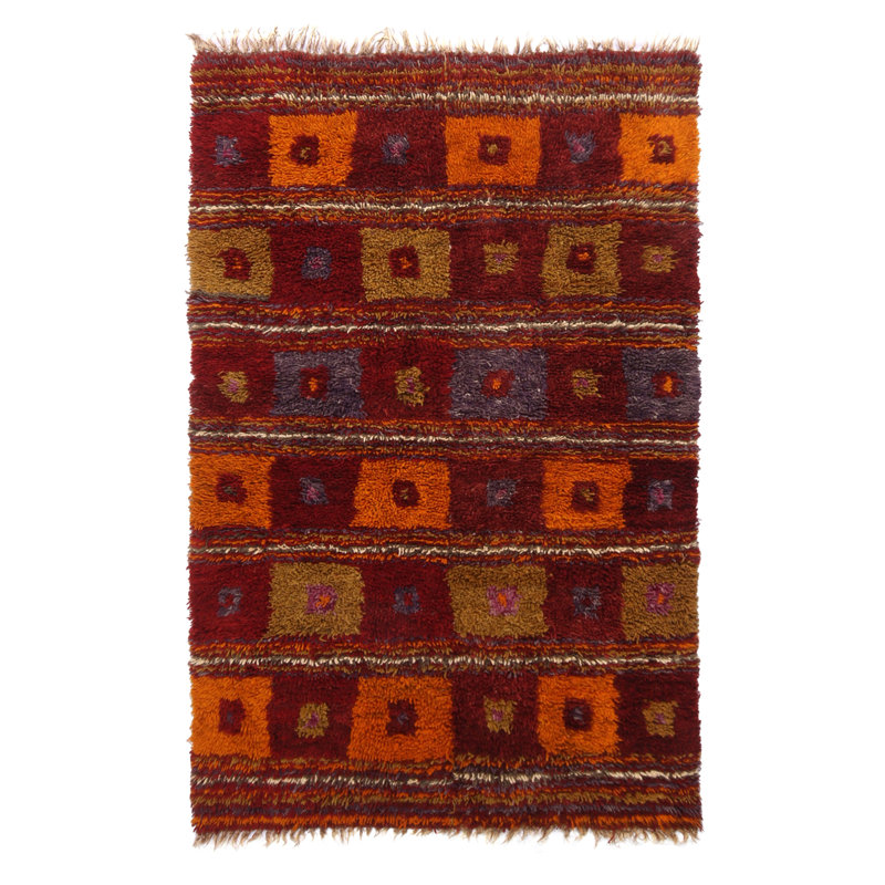 One-of-a-Kind 4'6" x 6'10" Hand Knotted Area Rug