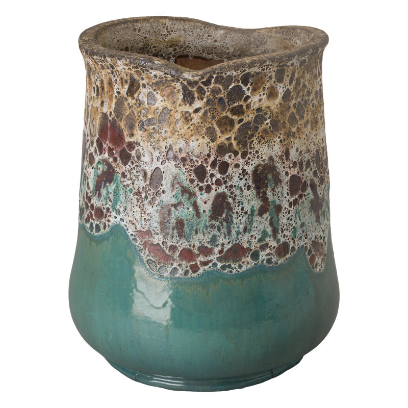 Billitteri Handmade Ceramic Planter, 30" H x 22" W x 22" D
