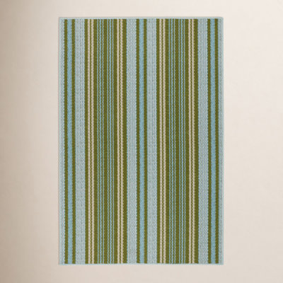 Caravan Stripe Multi Machine Washable Rug