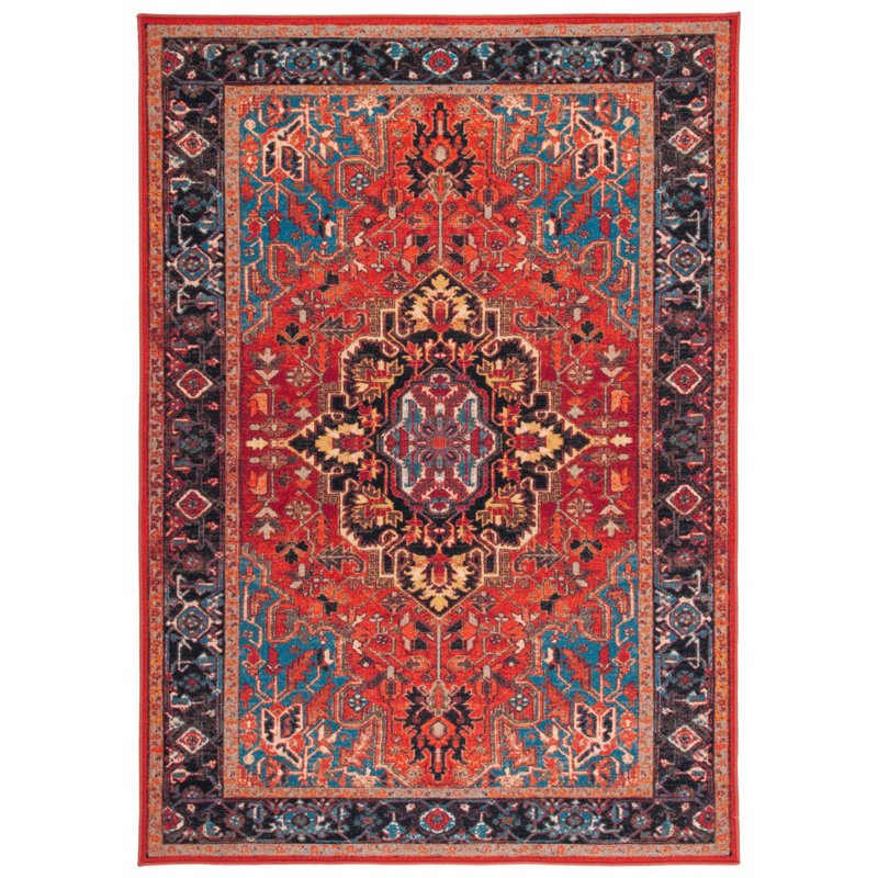 Journey Performance Machine Washable Oriental Rug, Rectangle 4'4" x 6'