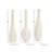 Ceramic Slim Textured Bottleneck Decorative Vase with Varying Patterns Set-284294632