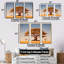 Arbre africain, arbre IV - ensemble d'art mural sur toile, arbre africain-107768804-107768803