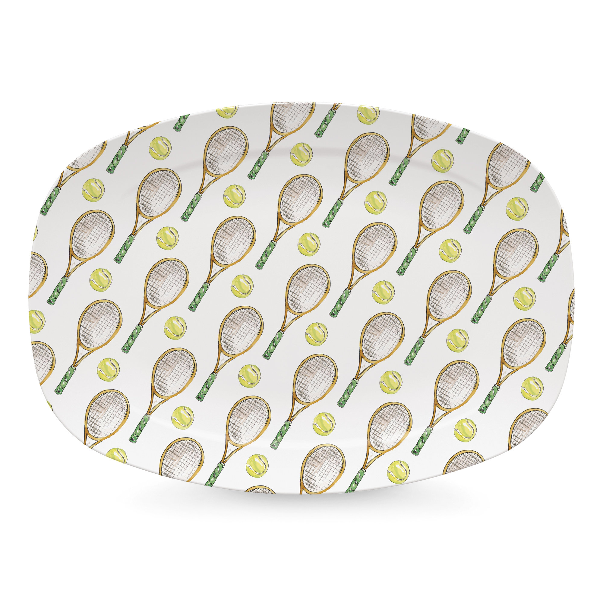 Traychic Oval Resin Platter