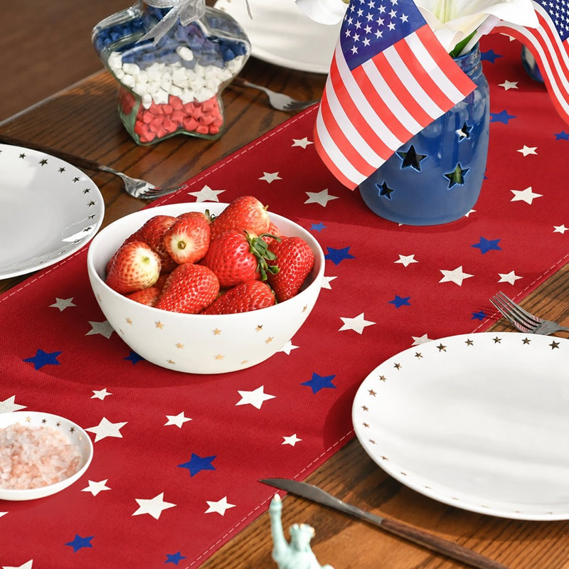 Chemin de table Red Stars America