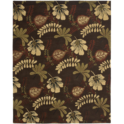Jalayiah Jardin Hand Tufted Wool Floral Rug