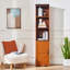 Armoire de rangement modulaire en bois avec 5 tablettes-1014730154
