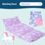 Ensemble d'édredon en coton Wildkin pour enfants - léger, convient à un matelas double, deux taies décoratives incluses - licorne-12411184-122622426