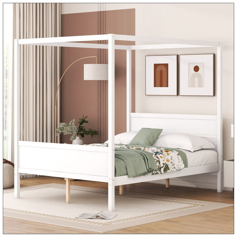 Lit pour chambre à coucher, Blanc