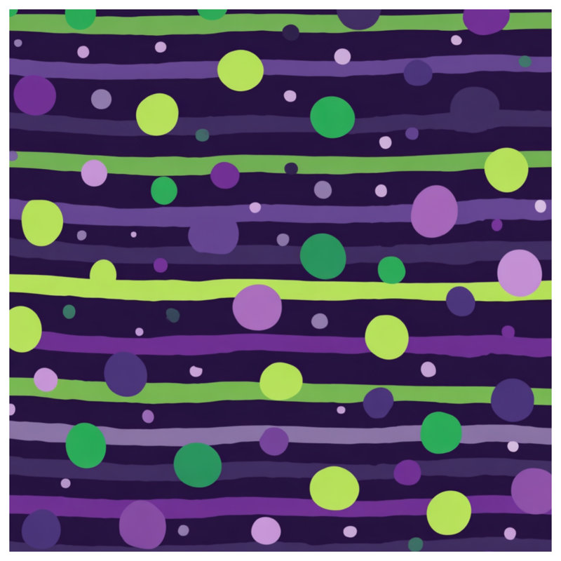 Jeté en molleton à rayures vertes et mauves - Jeté à motif pour canapés ou lits, 50in W x 60in H
