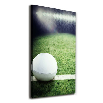 Rugby Ball - Wrapped Canvas Print