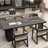 Black Rectangular Solid Wood desk-108430776