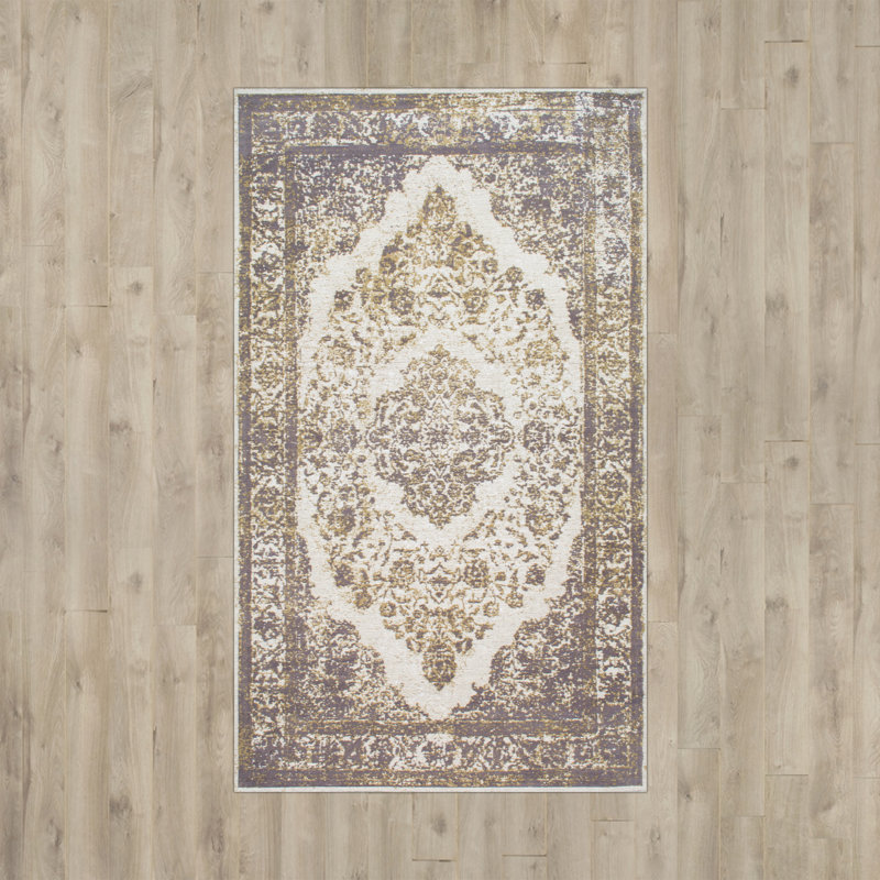 Bottrell Abstract Indoor Rug, Rectangle 5' x 8'