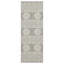 Argent 5 pi 3 po X 7 pi 3 po Tapis intérieur / extérieur-14685703