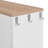 Narrow Design Shoe Cabinet With 3 Flip Drawers, Wood Grain Pattern Top Entryway Organizer With 3 Hooks, Free Standing Shoe Rack With Adjustable Panel For Hallway-1710272331