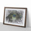 Peacock Feathers in Abstract - Picture Frame Graphic Art Print-55739234-55739231