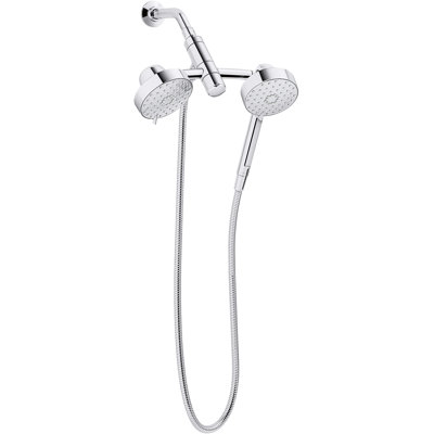 Awaken 2-In-1 Multifunction Shower Combo Kit, Showerhead and Handshower Set, 2.5 GPM