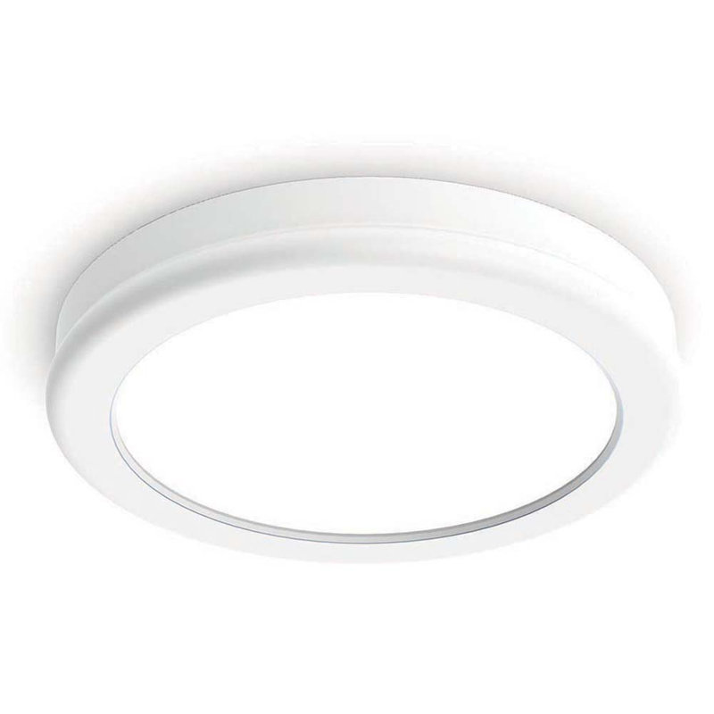 Geos 1 - Light Flush Mount, 0.88" H x 10" W x 10" D, 2700K, White