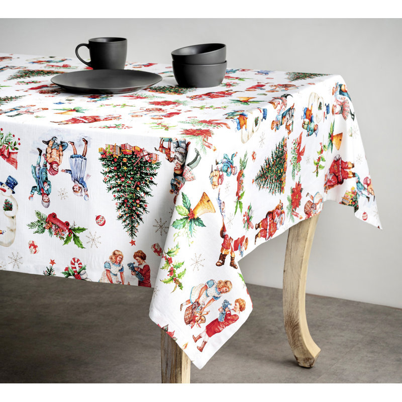 Maison D' Hermine Chromo 100% Cotton Tablecloth, 72" x 54"