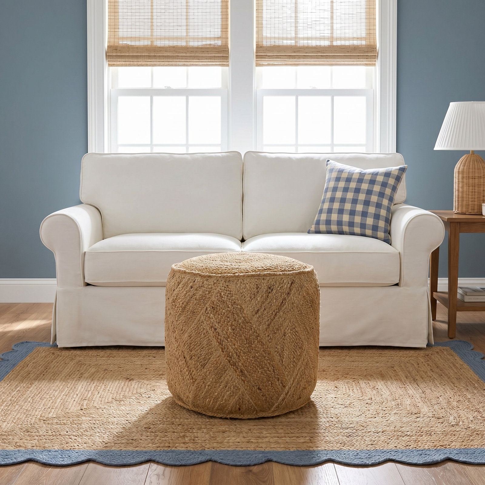 Amaya Upholstered Pouf