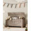 Banc de rangement Curlene 39,4 po, coffre de rangement, coffre de rangement relevable avec 2 charnières de sécurité, coffre de rangement en bois pour la chambre à coucher, le vestibule, le salon, Greige-121933802-126248047