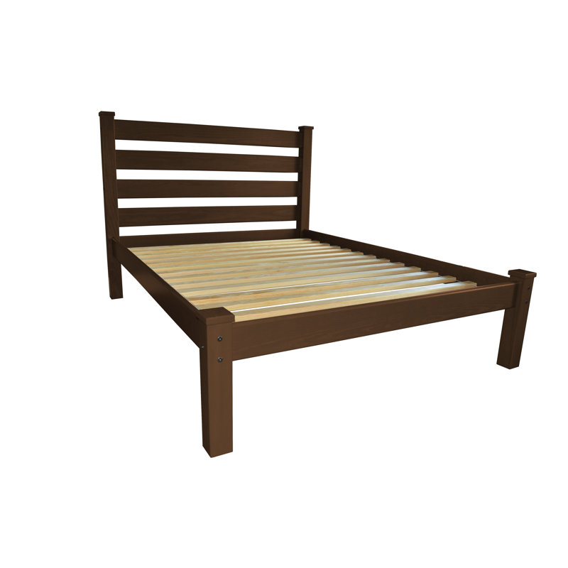 Base de lit en bois massif Homestead, Asbury, Double