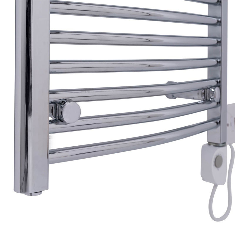 Greenpoint Curved Towel Rail Heated Towel Rails, Chrome