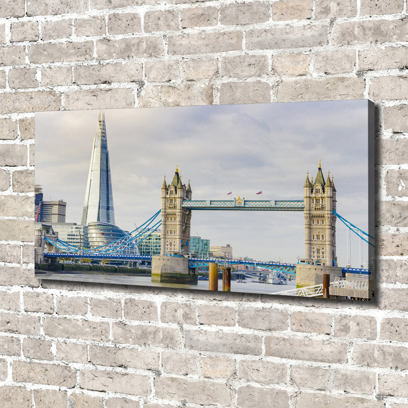 River Thames London - Wrapped Canvas Print