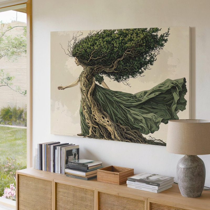 Toile Art mural Dryad Spirit, H 9 po x l 12 po
