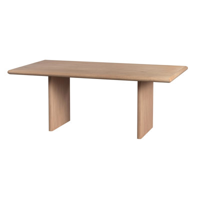 Soleil 74 in. W Rectangular Wood Panel Dining Table