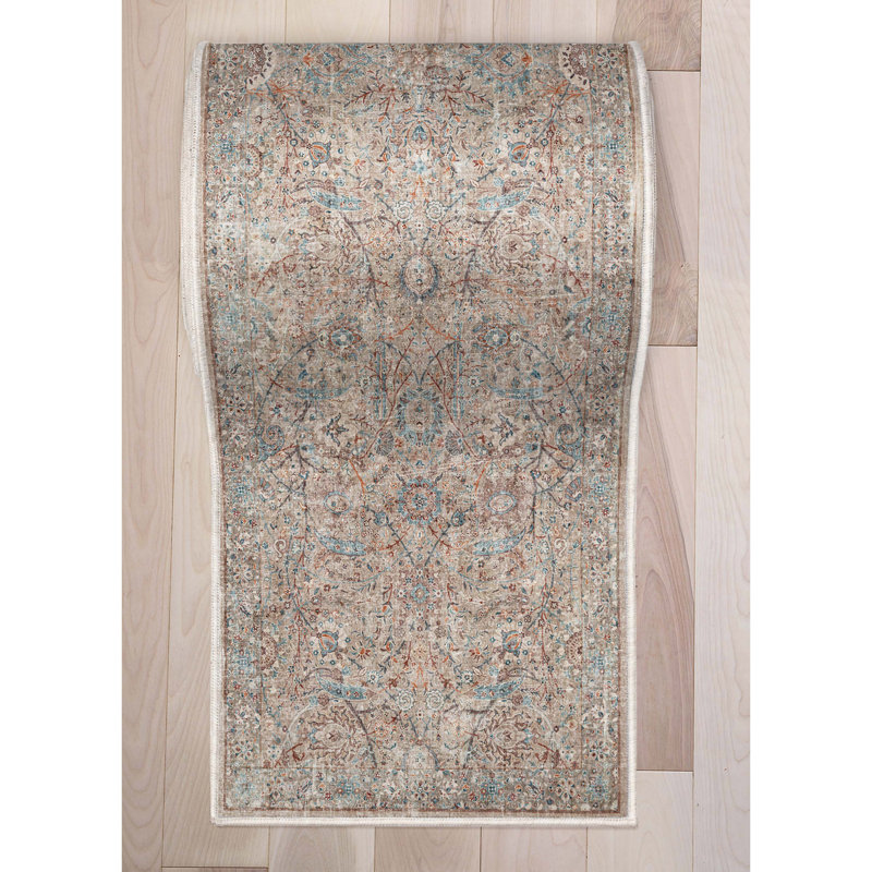 Tapis d'escalier Asha Emilia, Tapis de couloir 2 pi 7 po x 51 pi